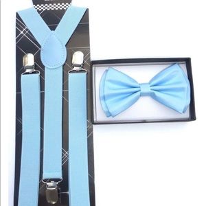 New SUSPENDER and BOW TIE Matching SET